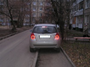 Парковка на тротуаре