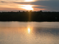 Sodyshka reservoir in sunset
© 2003 Andrei Richka