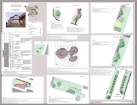 Landscape Project of a House-Plot
(Bogoslovo, Suzdal district, Vladimir region, Russia)
