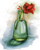 Geranium
(water-color, 2019)