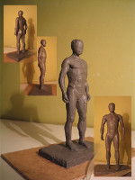“Ideal” Man
(sculptural plasticine, 2005)