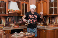 Kitchen Territory
(photograph for advertisement banner, 2014)