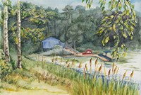 Summer at Lake
(water-color, 2019)