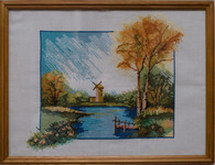 You Was Born in Storm
(cross-stitch)