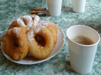 Ленинградские пышки и кофе