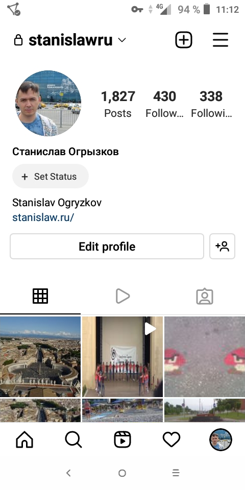 1827 публикаций, 430 подписчиков и 338 подписок Instagram'а StanisLaw.ru