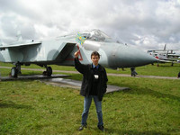 2004.08.15 At a Yak-141 aircraft in the Central Museum of Russian Air Forces.