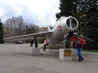 2018.04.29 Holding the MiG-15 UTI aircraft which used Yury Gararin and other first cosmonauts, I am charged with the spirit of great achievements in Zvezdny Gorodok (the Star Town), the Moscow region.