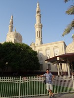 2018.06.07 Jumeirah Mosque in Dubai was more hospitable for me – I visited it inside.