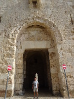 2018.09.09 The Zion Gate is another gate to the Old City of Jerusalem which connects the Jewish and Armenian Quarters with the Mount Zion.