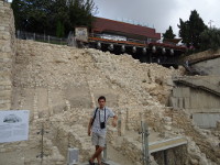 2018.09.09 At the excavations of the ancient “City of David” – the oldest settlement of Jerusalem where King David built his palace.
