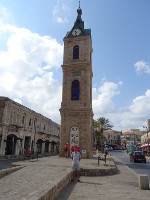 2018.09.10 In front of the Clock Tower on the way to the Old Jaffa, nowadays a part of Tel Aviv (or of the “double city” of Tel Aviv – Yafo).