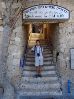 2018.09.10 Another welcome message for the Old Jaffa – and also in 3 languages (Hebrew, Arabic and English).