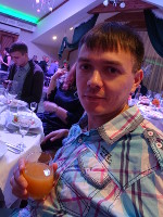 2018.12.29 During the company's celebration of the New 2019 Year in “Voznesenskaya Sloboda”; a little bit farther and at the left there is my colleague, a software developer.
