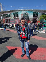 2019.04.28 With the “RZD Arena” – the home stadium of the “Lokomotiv” football club.
