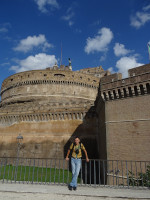 2019.10.03 The Сastle of the Holy Angel (Castel Sant'Angelo) from another, less remarkable side.