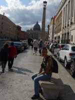 2019.10.03 On the way to Vatican and its Saint Peter's Basilica (Basilica di San Pietro in Vaticano) in Rome.