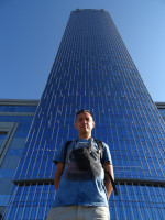 2021.07.12 With the 42-storey Saint Petersburg's skyscraper “Leader Tower” (also known as the Constitution Tower) with a height of 145.5 meters.