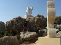 2021.07.29 The Lord of Stones with the creation of the Italian sculptor Sestilio Burattini “Windmills” (Mulini a vento).