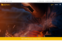 The official website of “Beton+” Ltd. (concrete production)